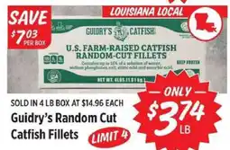 Rouses Guidry’s Random Cut Catfish Fillets offer