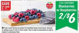 Rouses Blueberries or Raspberries offer