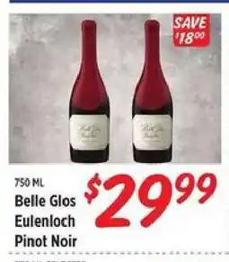 Rouses Belle Glos Eulenloch Pinot Noir offer