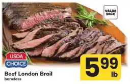 Safeway Usda choice beef london broil boneless offer