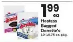 Safeway Hostess Bagged Donette's offer