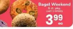 Safeway Bagel Weekend offer