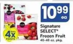 Safeway Signature Select Frozen Fruit offer