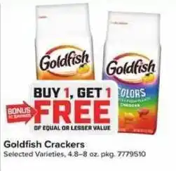 Giant Food Goldfish Crackers offer