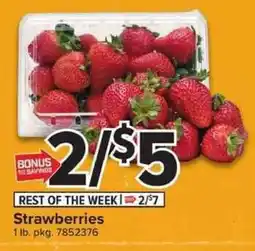 Giant Food Strawberries offer