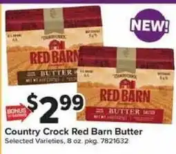 Giant Food Country Crock red barn butter offer