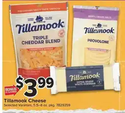 Giant Food Tillamook Cheese offer