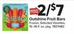 Giant Food Outshine Fruit Bars offer