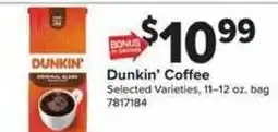 Giant Food Dunkin' Coffee offer