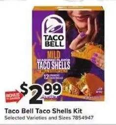 Giant Food Taco Bell Taco Shells Kit offer