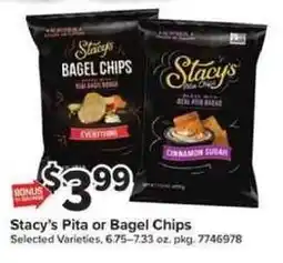Giant Food Stacy's Pita or Bagel Chips offer