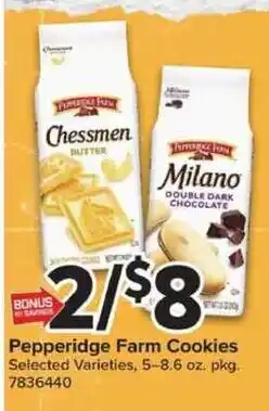 Giant Food Pepperidge Farm Cookies offer