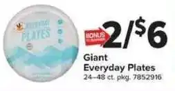 Giant Food Giant Everyday Plates offer