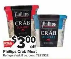 Giant Food Phillips crab meat offer