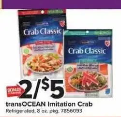 Giant Food transOCEAN Imitation Crab offer