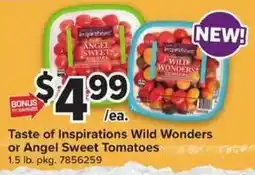 Giant Food Taste of Inspirations Wild Wonders or Angel Sweet Tomatoes offer