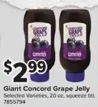 Giant Food Giant Concord Grape Jelly offer