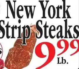 New York Strip Steaks