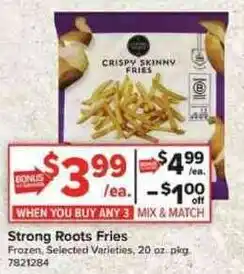 Giant Food Strong Roots Fries offer