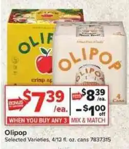 Giant Food Olipop offer