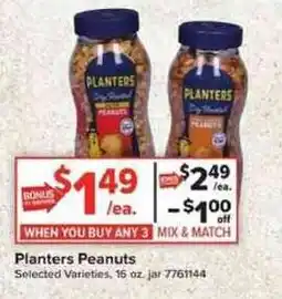 Giant Food Planters Peanuts offer
