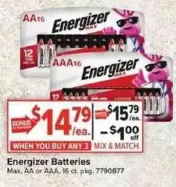 Giant Food Energizer Batteries offer