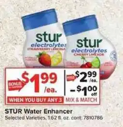 Giant Food Stur Water Enhancer offer