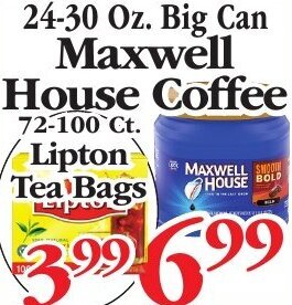 Chanatry's Hometown Market Maxwell House Coffee offer