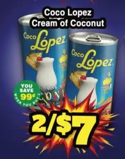 Western Beef Coco Lopez Cream of Coconut offer