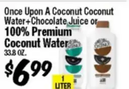 Western Beef Once Upon A Coconut Coconut Water + Chocolate Juice or 100% Premium Coconut Water offer