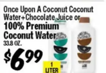 Western Beef Once Upon A Coconut Coconut Water + Chocolate Juice or 100% Premium Coconut Water offer
