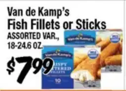 Western Beef Van de Kamp's Fish Fillets or Sticks offer