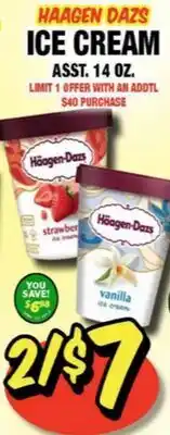 Western Beef HAAGEN DAZS ICE CREAM offer