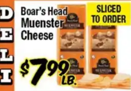 Western Beef Boar's Head Muenster Cheese offer