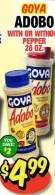Western Beef GOYA ADADOBO WITH OR WITHOUT PEPPER offer