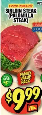 Western Beef SIRLOIN STEAK offer