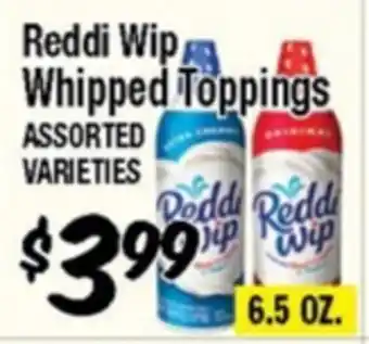 Western Beef Reddi Wip Whipped Toppings offer