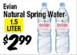 Western Beef Evian Natural Spring Water offer