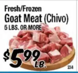 Western Beef Fresh/Frozen Goat Meat (Chivo) offer