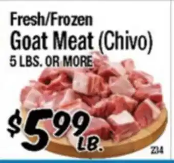 Western Beef Fresh/Frozen Goat Meat (Chivo) offer