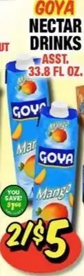 Western Beef GOYA NECTAR DRINKS offer