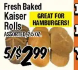 Western Beef Fresh Baked Kaiser Rolls offer