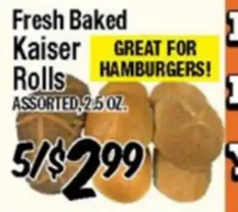 Western Beef Fresh Baked Kaiser Rolls offer