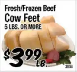 Western Beef Fresh/Frozen Beef Cow Feet offer