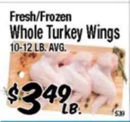 Western Beef Fresh/Frozen Whole Turkey Wings offer