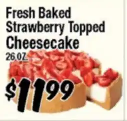Western Beef Fresh Baked Strawberry Topped Cheesecake offer