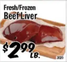 Western Beef Fresh/Frozen Beef Liver offer