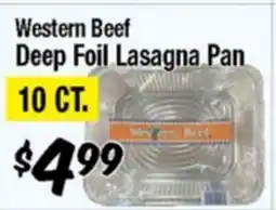 Western Beef Western Beef Deep Foil Lasagna Pan offer