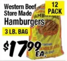 Western Beef Western Beef Store Made Hamburgers offer