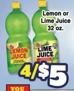 Western Beef Lemon or Lime Juice offer